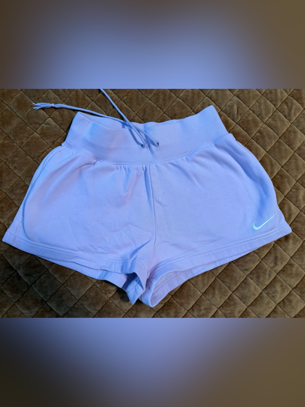 Nike Lavender Athletic Drawstring Shorts